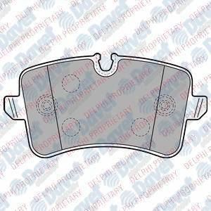 DELPHI LP2249 Fren Balatasi Arka (116mm) A6 A7 10-